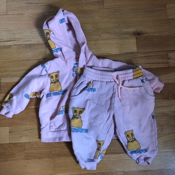 Mini Rodini tiger sweatsuit size 68/74